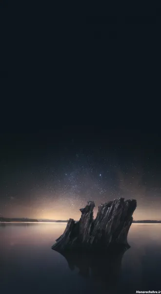  عکس دریا در شب زیبا