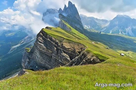  عکس منظره زیبا کوهی