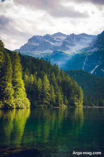  عکس منظره زیبا کوهی