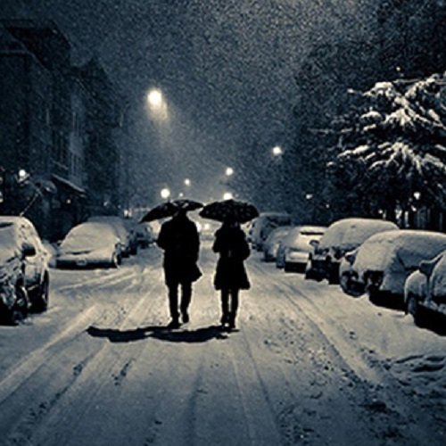  عکس برف در شب دخترانه