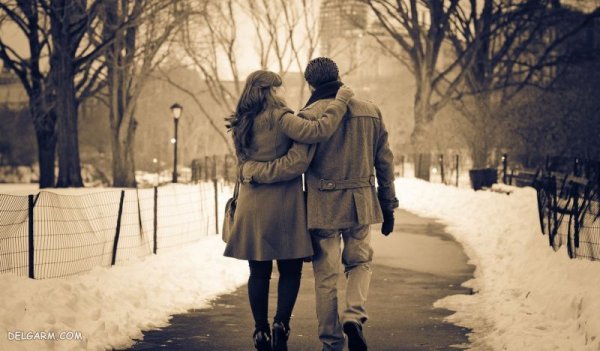 عکس زمستان عاشقانه