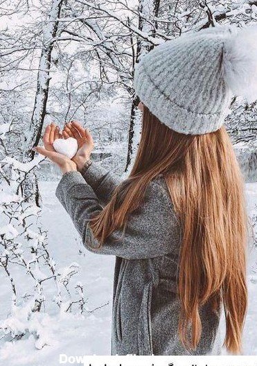  پروفایل زمستانی فانتزی دخترانه