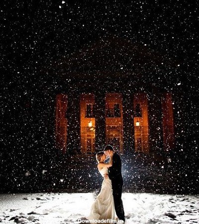  عکس شب برفی برای پروفایل