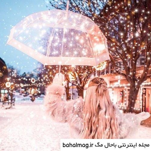 عکس دخترانه زمستانی