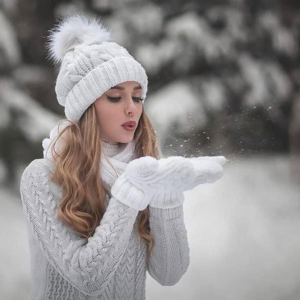  عکس دختر زمستانی شیک برای پروفایل