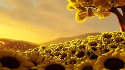  عکس گل آفتابگردان طبیعی