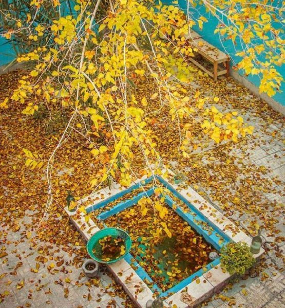  عکس حیاط خانه های قدیمی