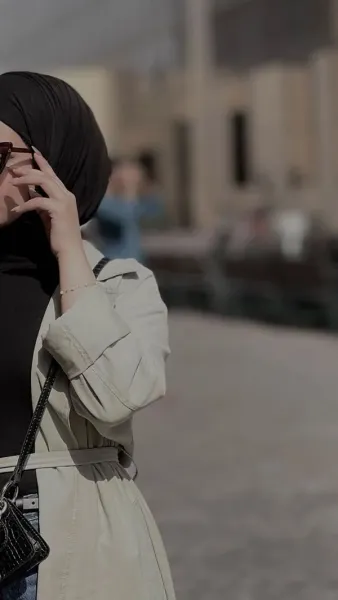  عکس دخترمحجبه با استایل ساده برای واتساپ