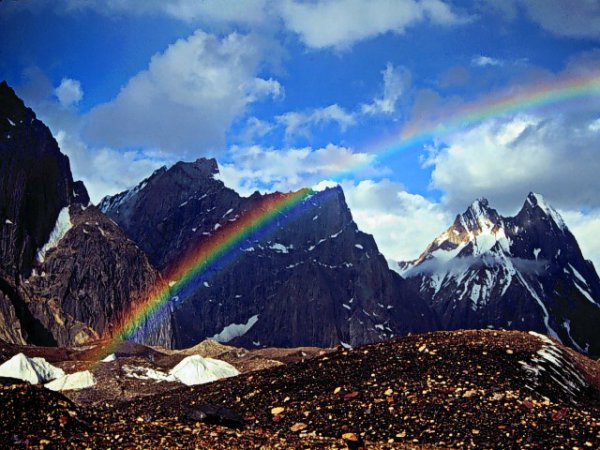  عکس رنگین کمان در طبیعت