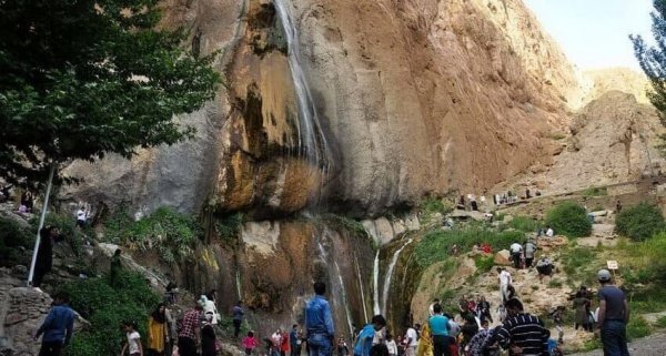 عکس آبشار در طبیعت ایران
