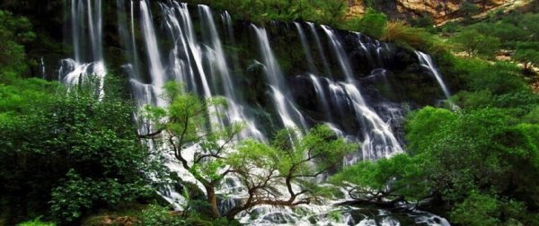  عکس آبشار در طبیعت ایران