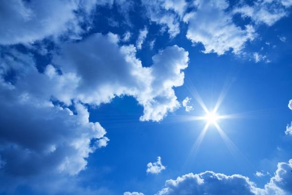 تصاویر آسمان آفتابی زیبا