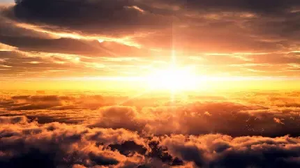  عکس خورشید در آسمان