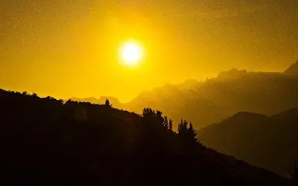 عکس خورشید در آسمان