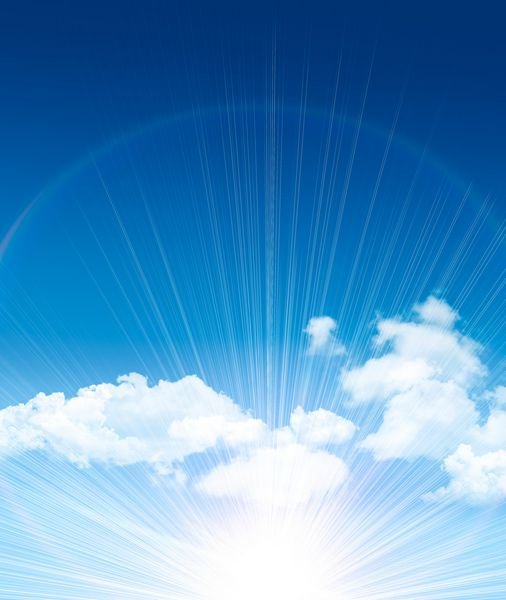  عکس زیبای آسمان آبی