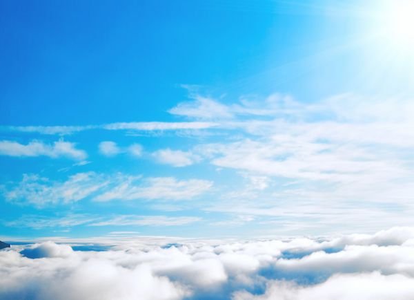  عکس آسمان ابری زیبا
