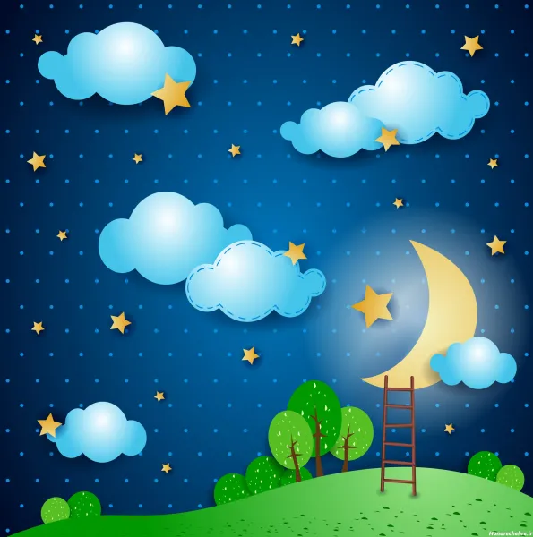  عکس زیبای آسمان شب