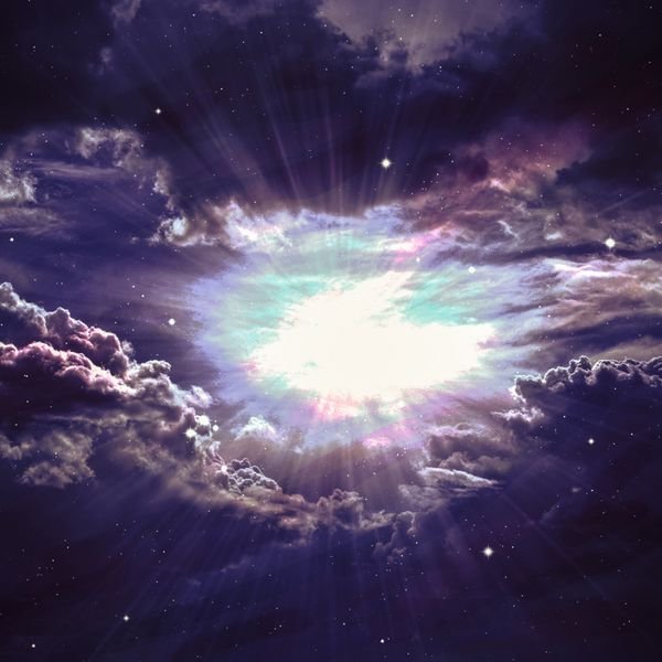  عکس ماه و ستاره در آسمان شب
