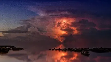 عکس غروب آسمان