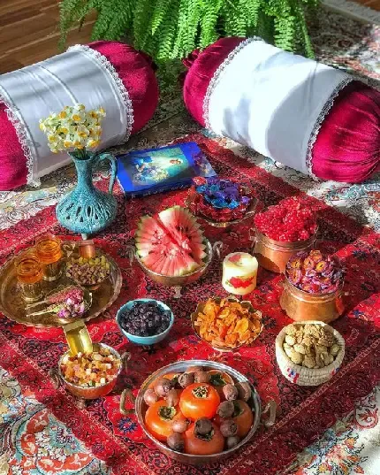  بک گراند شب یلدا با کیفیت بالا