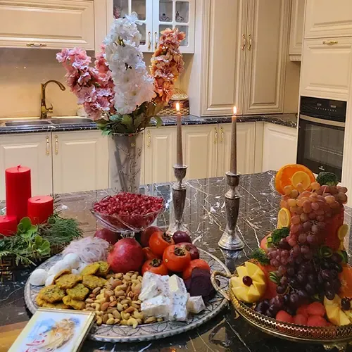 عکس شب چله ای برای عروس