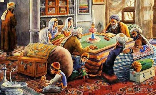 عکس شب چله قدیمی