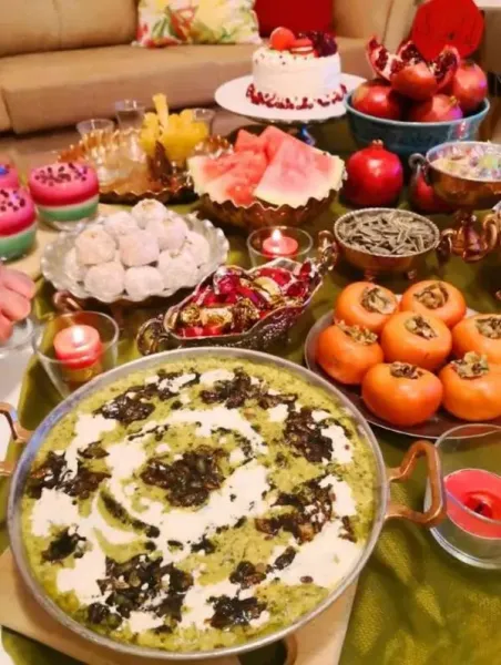  عکس میز شب چله