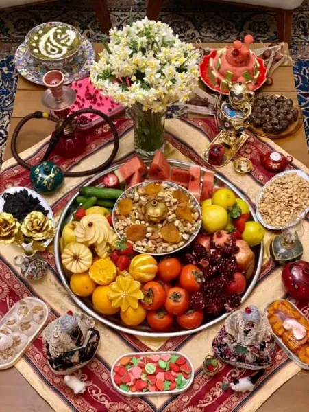  عکس میز شب چله