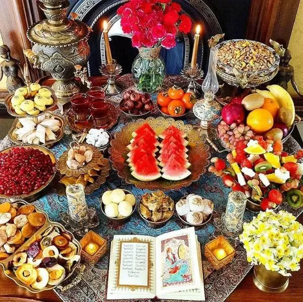  عکس میز شب چله