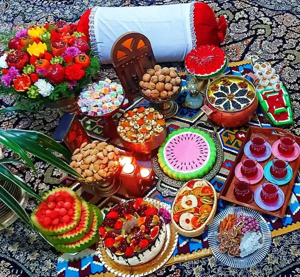  بک گراند یلدا سنتی