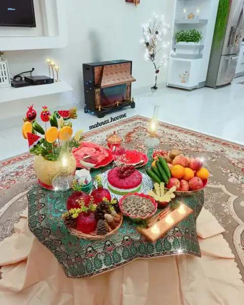  بک گراند یلدا سنتی