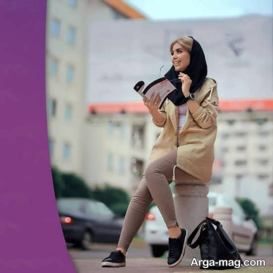  عکس دختر دانشجو با مقنعه