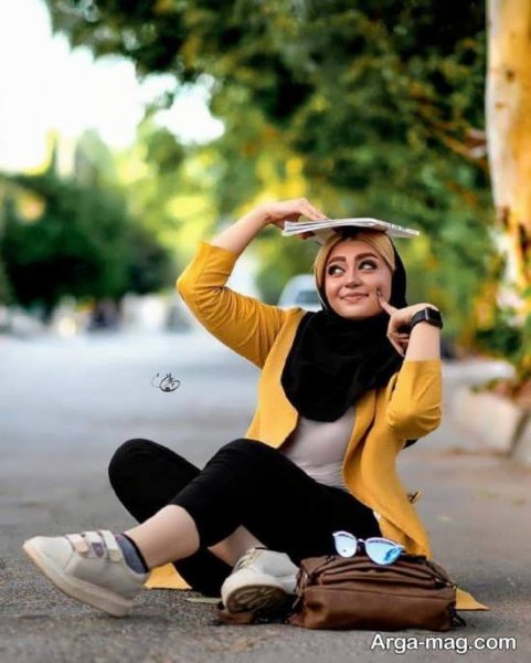 عکس دختر دانشجو برای پروفایل