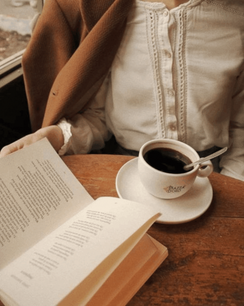  عکس قهوه و کتاب