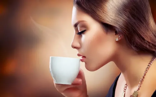  عکس قهوه و دختر