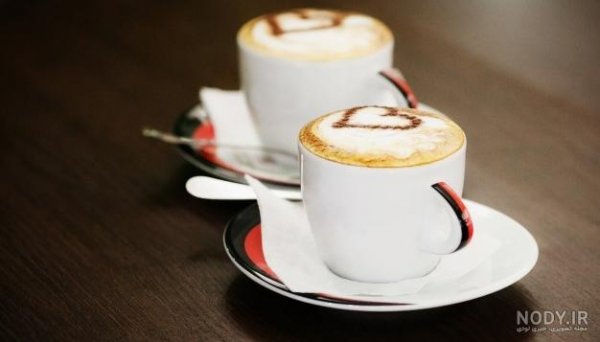 عکس فیک خوردن قهوه