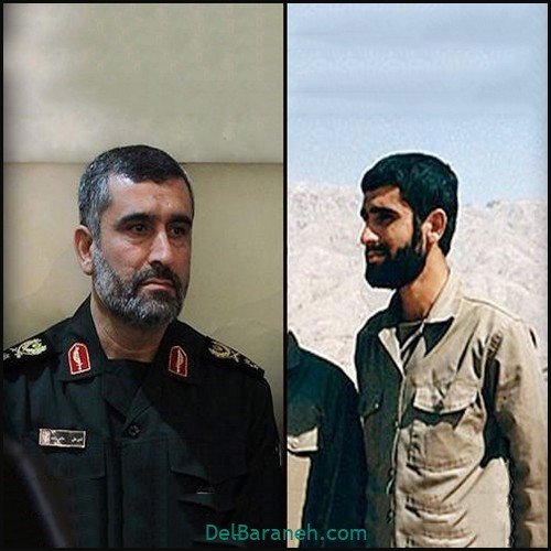  عکس سردار حاجی زاده با رهبر