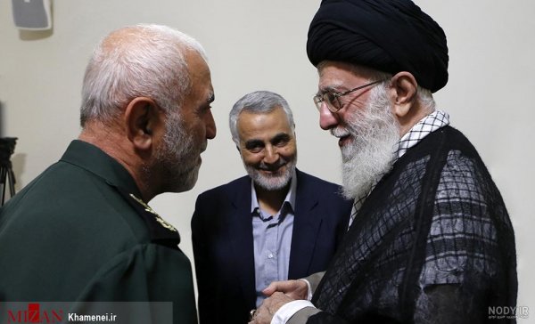  عکس سردار سلیمانی با رهبر با کیفیت بالا