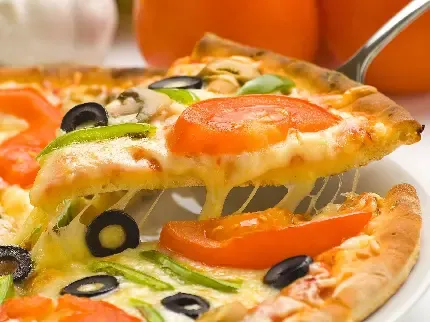  عکس پیتزا فیک برای استوری