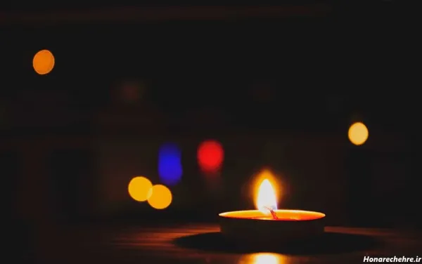  عکس شمع دلتنگی