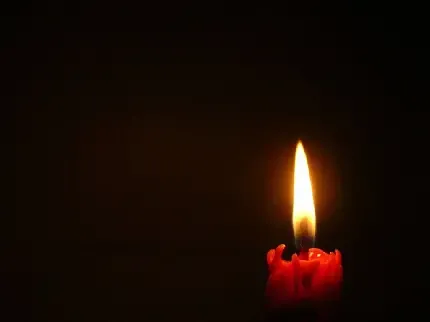  عکس شمع سفید