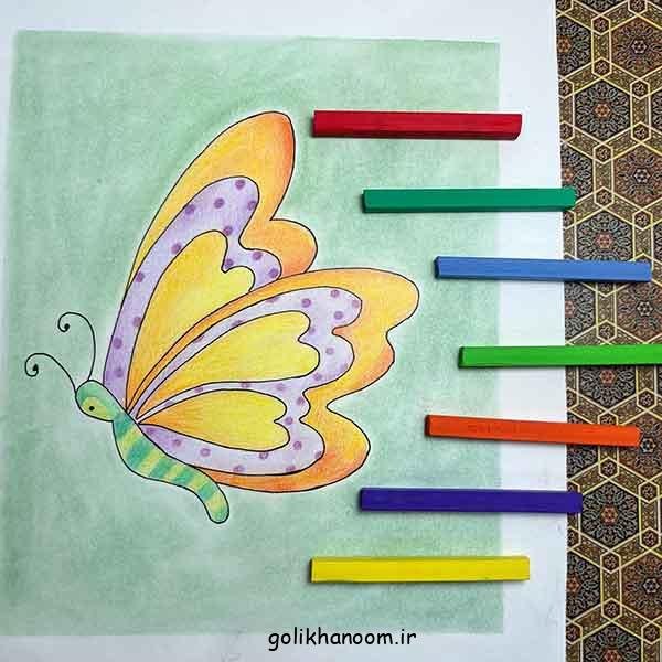  عکس های نقاشی پروانه