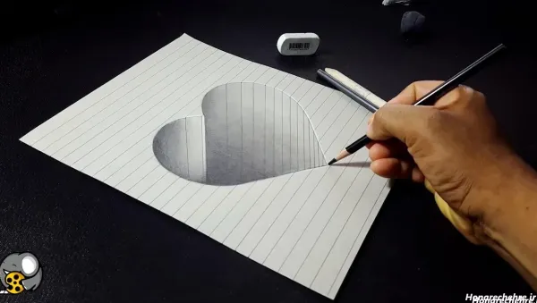  عکس نقاشی های چند بعدی
