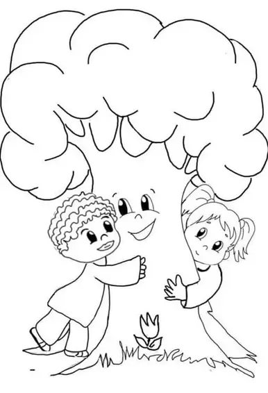  عکس درخت چنار نقاشی