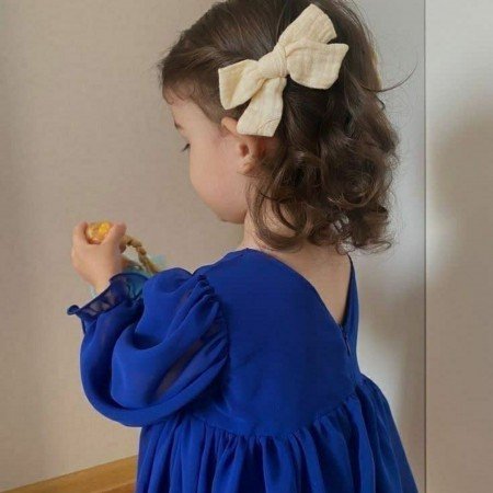  عکس دختر مو فرفری بچه