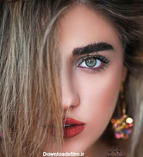  عکس کیوت فانتزی دختر چشم سبز برای پروفایل
