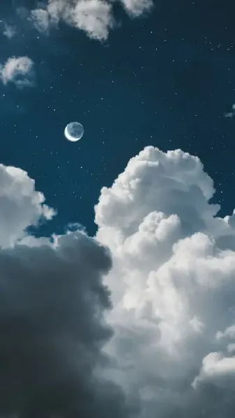  والپیپر هلال ماه زیبا HD