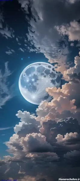  والپیپر ماه آیفون