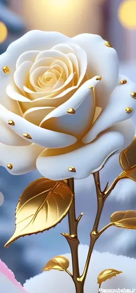  عکس تصویر زمینه گل و قلب