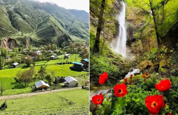  عکس از پیچ های زیبا جاده چالوس